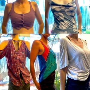Summer Tops Bundle of 5 fit size small/medium